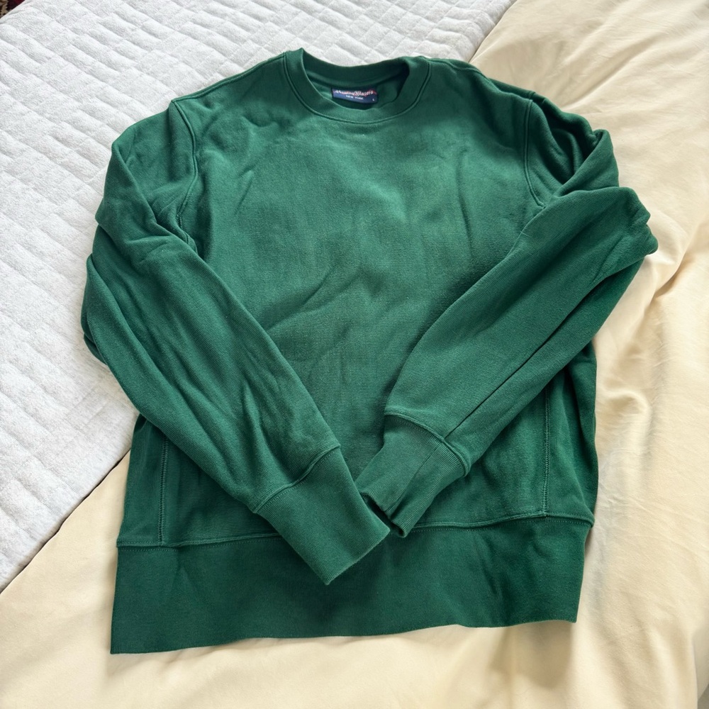 Rowing Blazers Green Ametora Crewneck Sweatshirt
